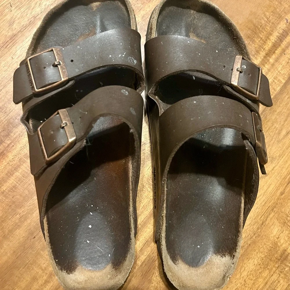Birkenstock original brown leather sandals - Picture 1 of 6
